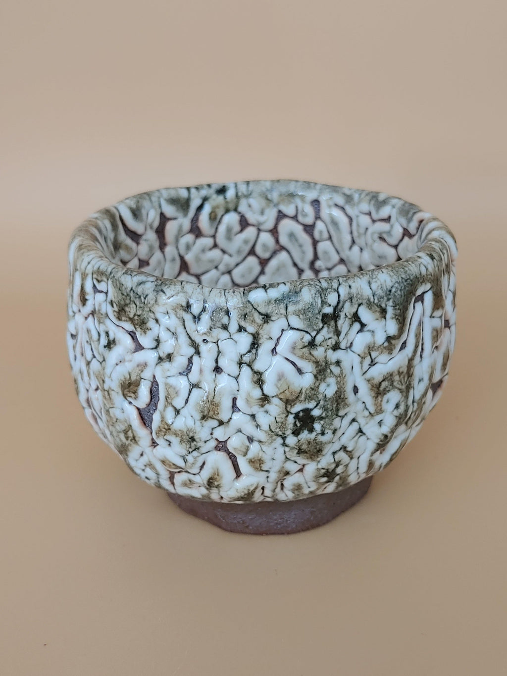 The Coral Reef — Shino Wood-Fired Teacup