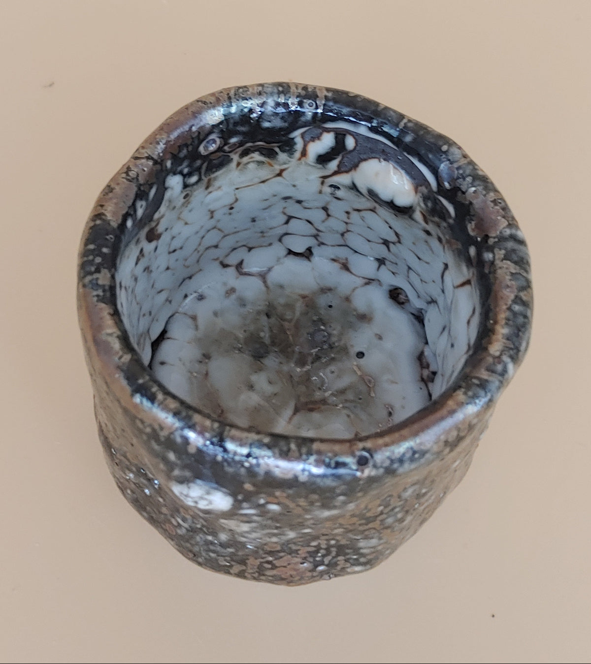 The Iron Shore — Shino Wood-Fired Teacup — product view 4
