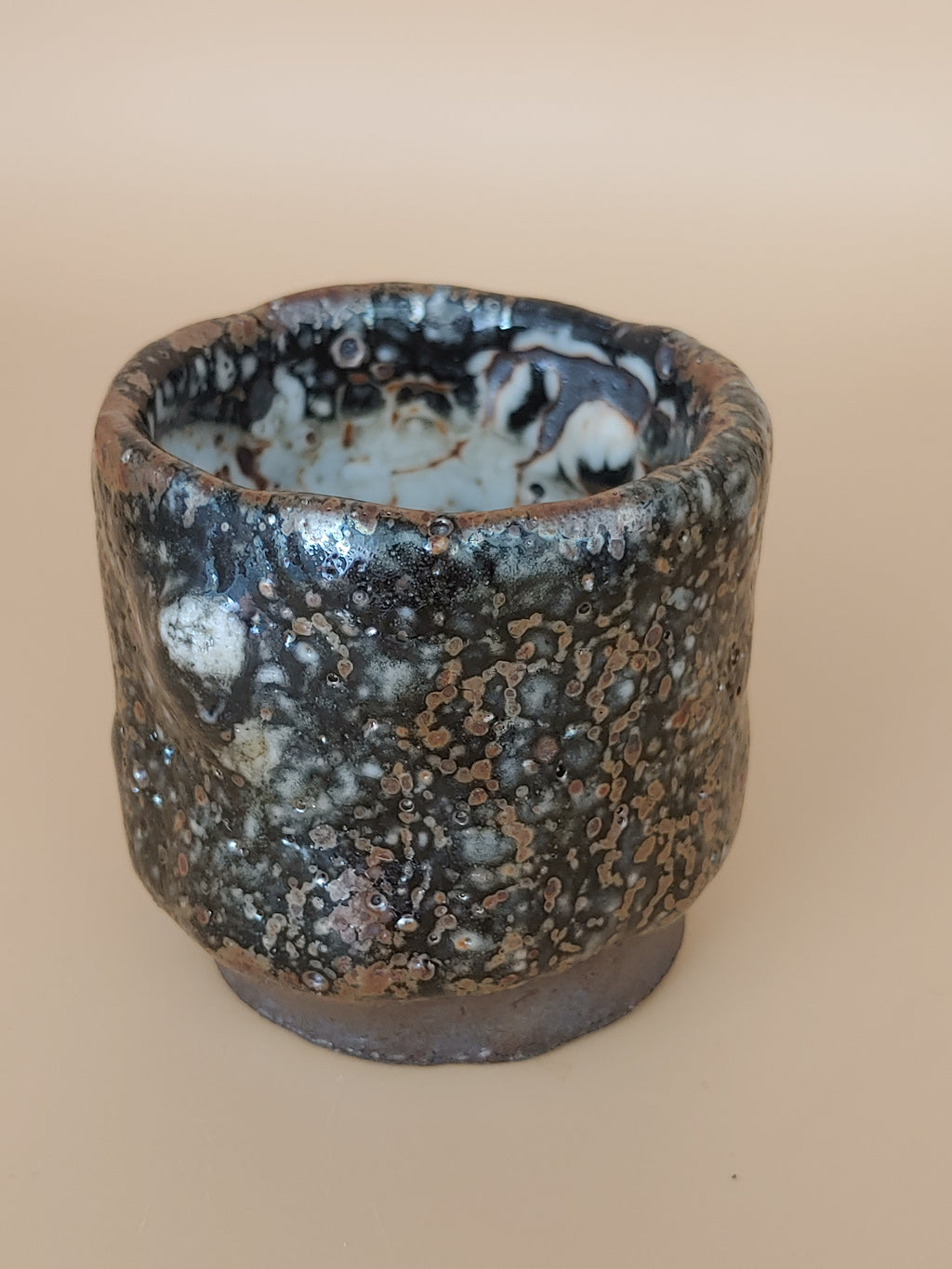 The Iron Shore — Shino Wood-Fired Teacup — product view 3