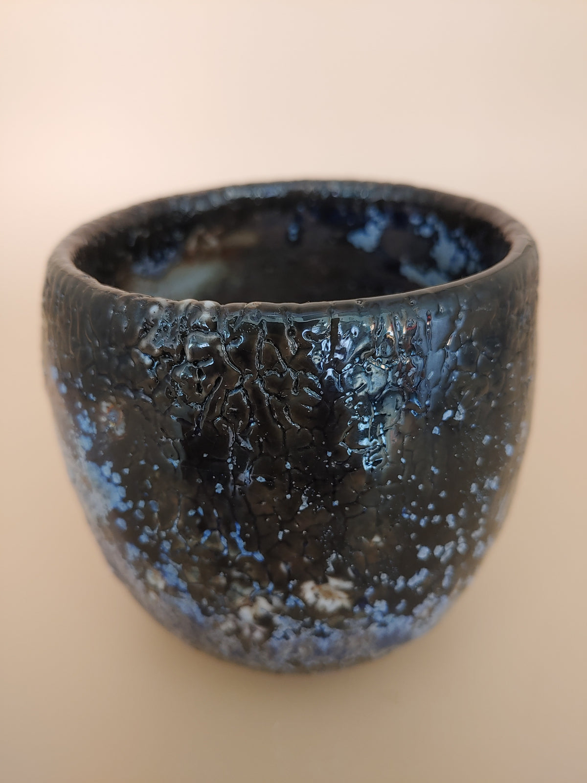 Black Cosmos — Shino Wood-Fired Tea Mug — product view 4