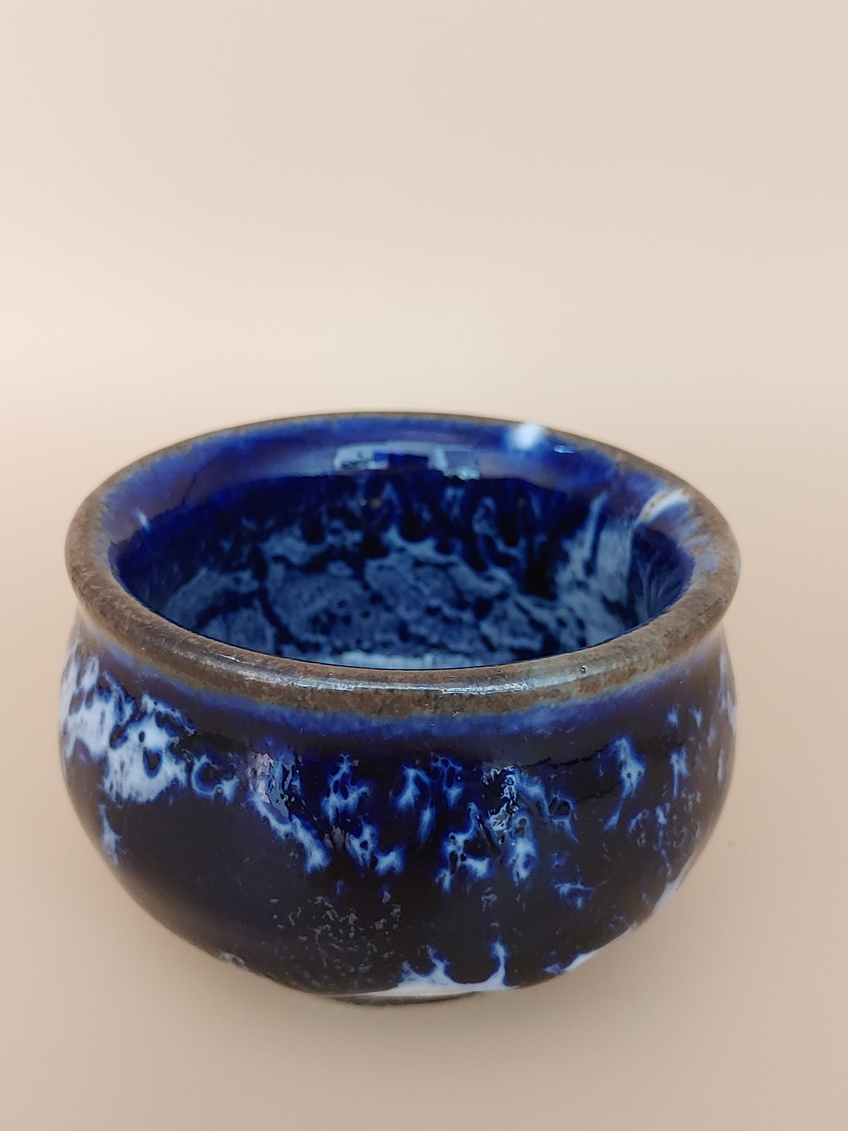 Midnight Bay — Shino Wood-Fired Teacup