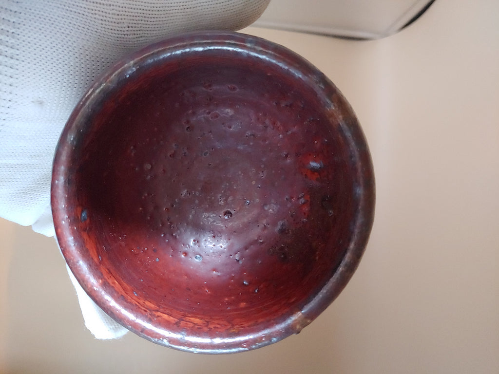 Heart of Iron Fire — Shino Wood-Fired Chawan — product view 6