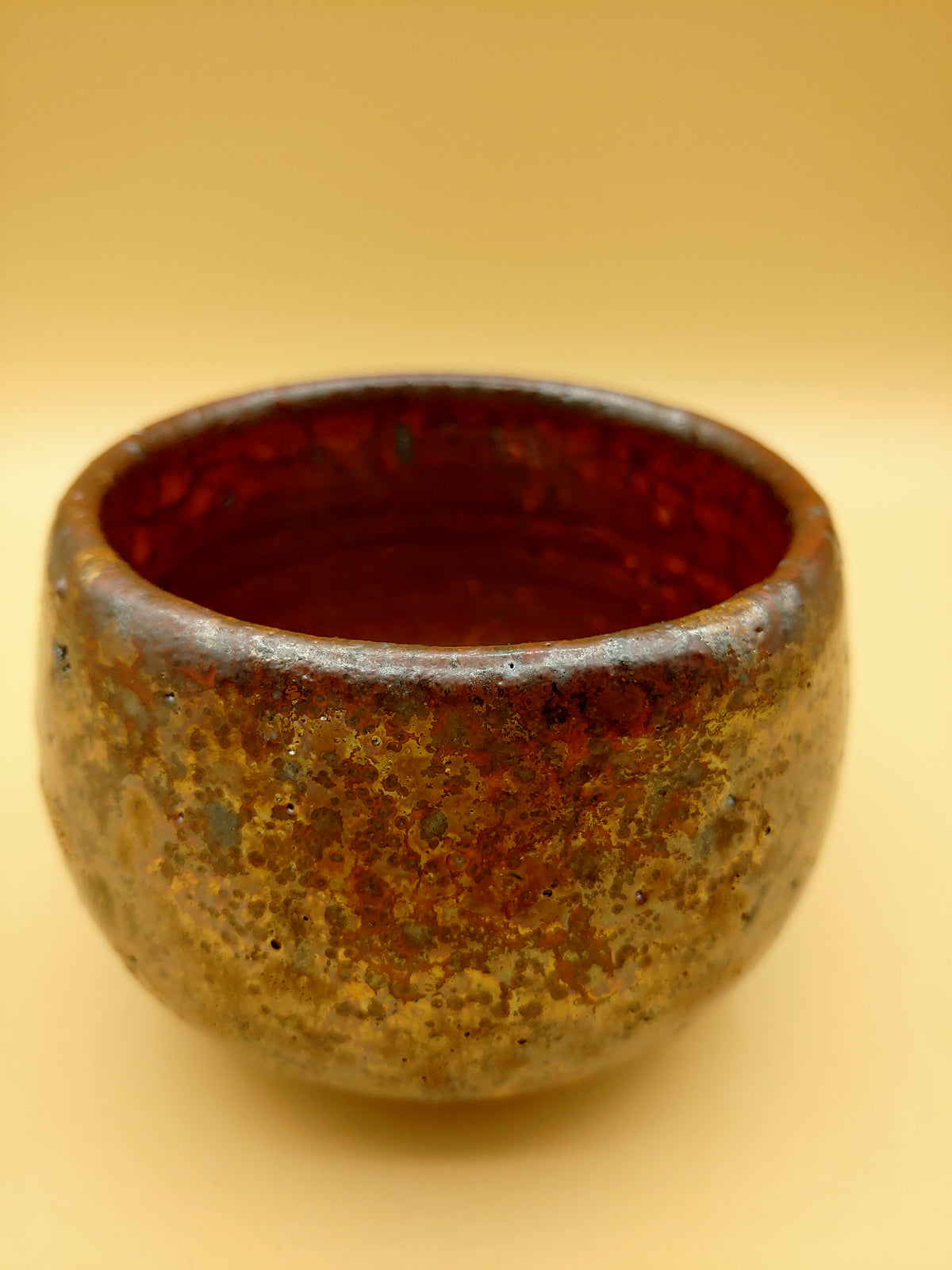 Heart of Iron Fire — Shino Wood-Fired Chawan — product view 2