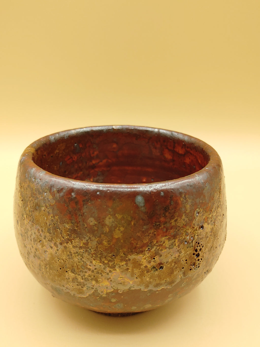 Heart of Iron Fire — Shino Wood-Fired Chawan