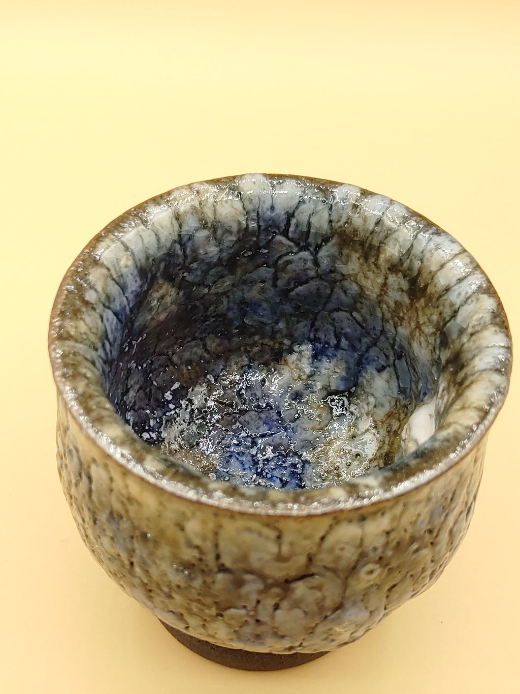 The Nebula Cup — Shino Wood-Fired Teacup — product view 5