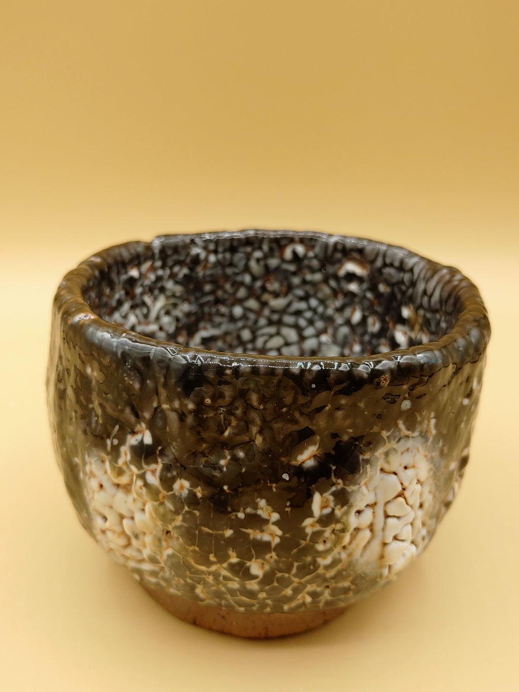 The Ashen Sea — Shino Wood-Fired Chawan — product view 2