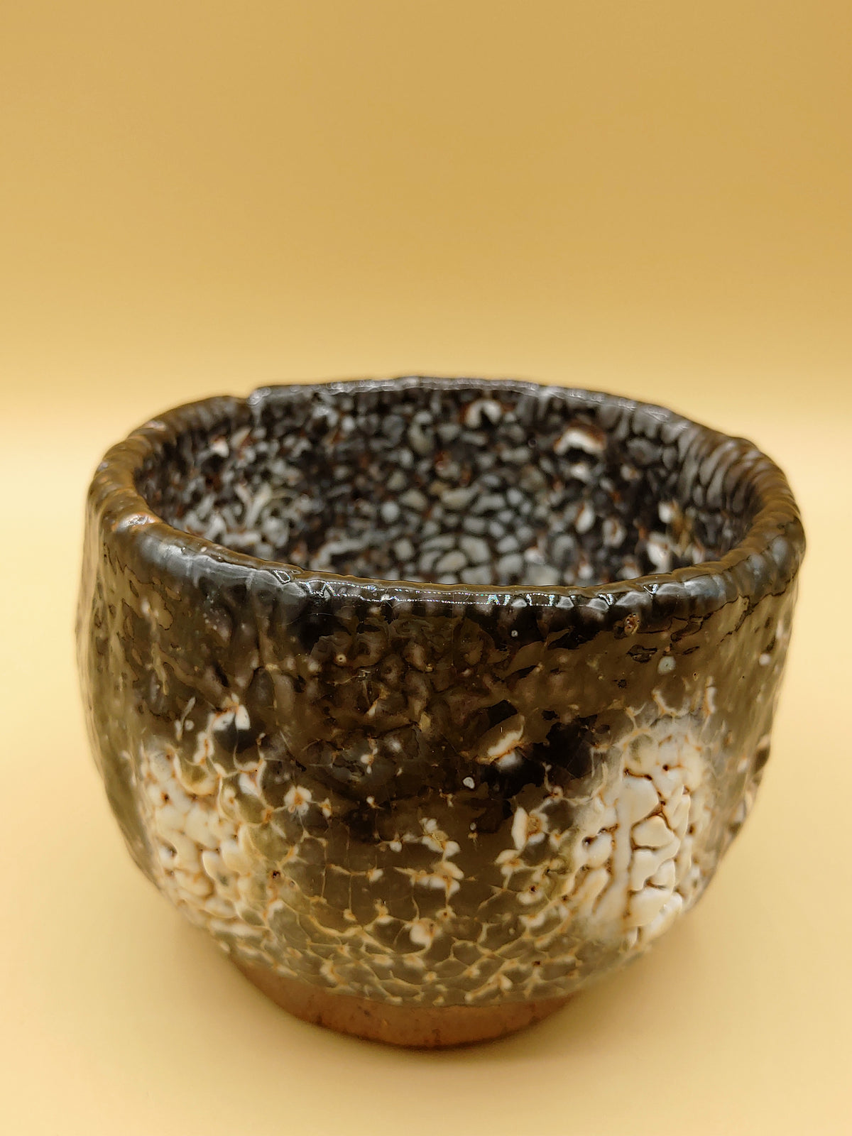 The Ashen Sea — Shino Wood-Fired Chawan — product view 2