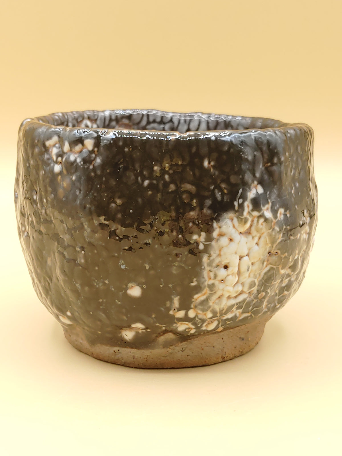 The Ashen Sea — Shino Wood-Fired Chawan — product view 3