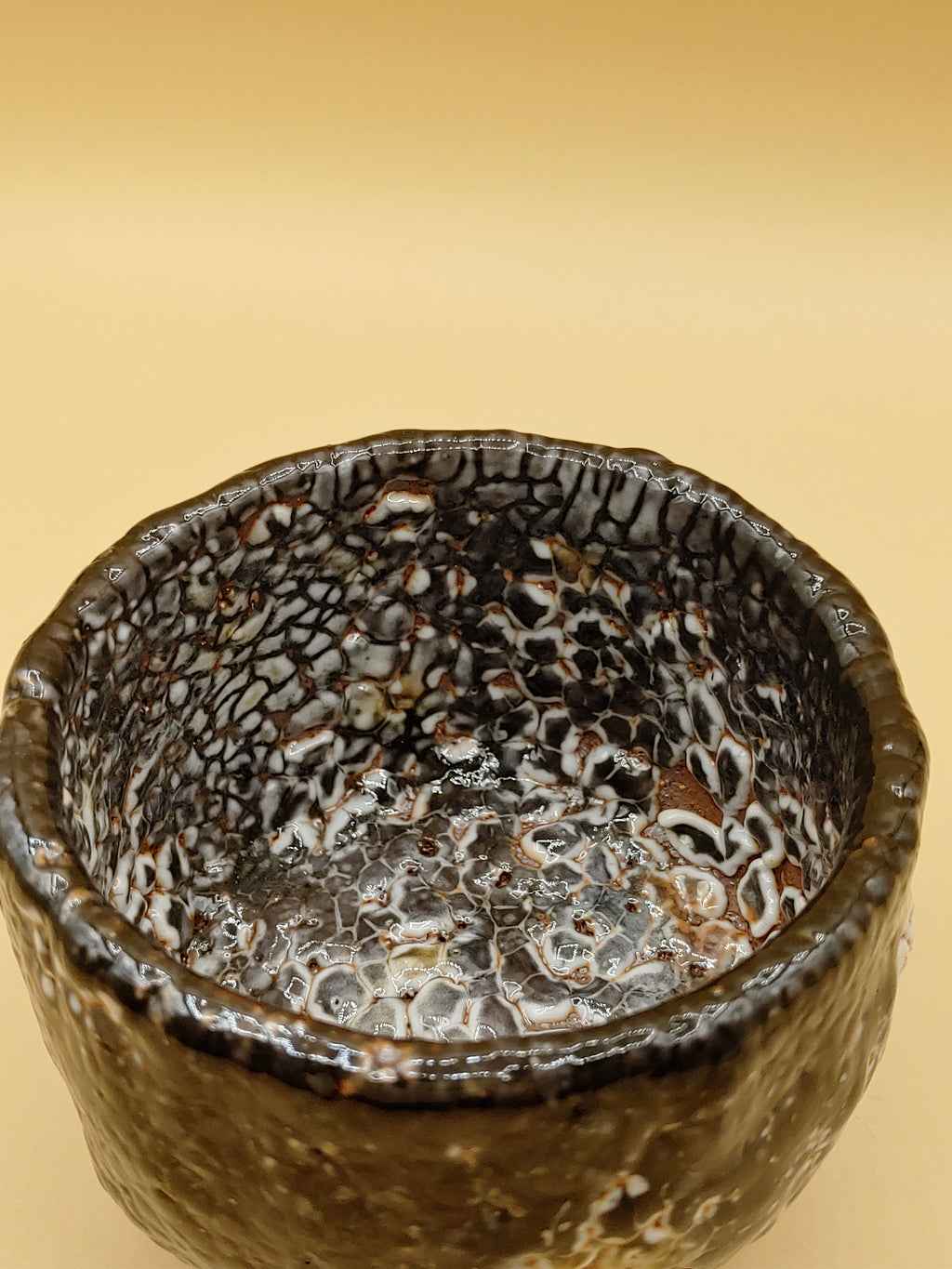 The Ashen Sea — Shino Wood-Fired Chawan — product view 5