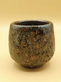 The Dark Ore Cup — Shino Wood-Fired Teacup
