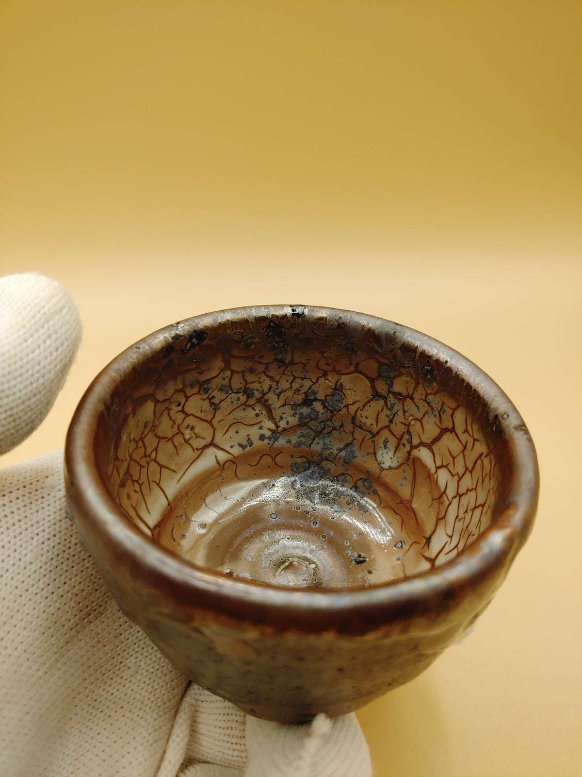 The Amber Thimble — Shino Wood-Fired Chawan — product view 5