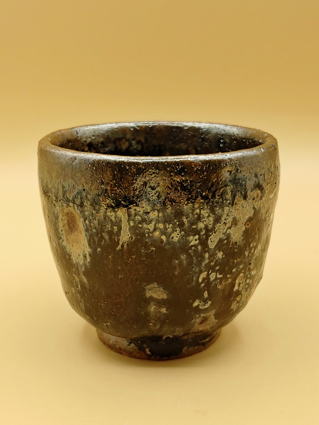 The Iron Star Cup — Shino Wood-Fired Teacup