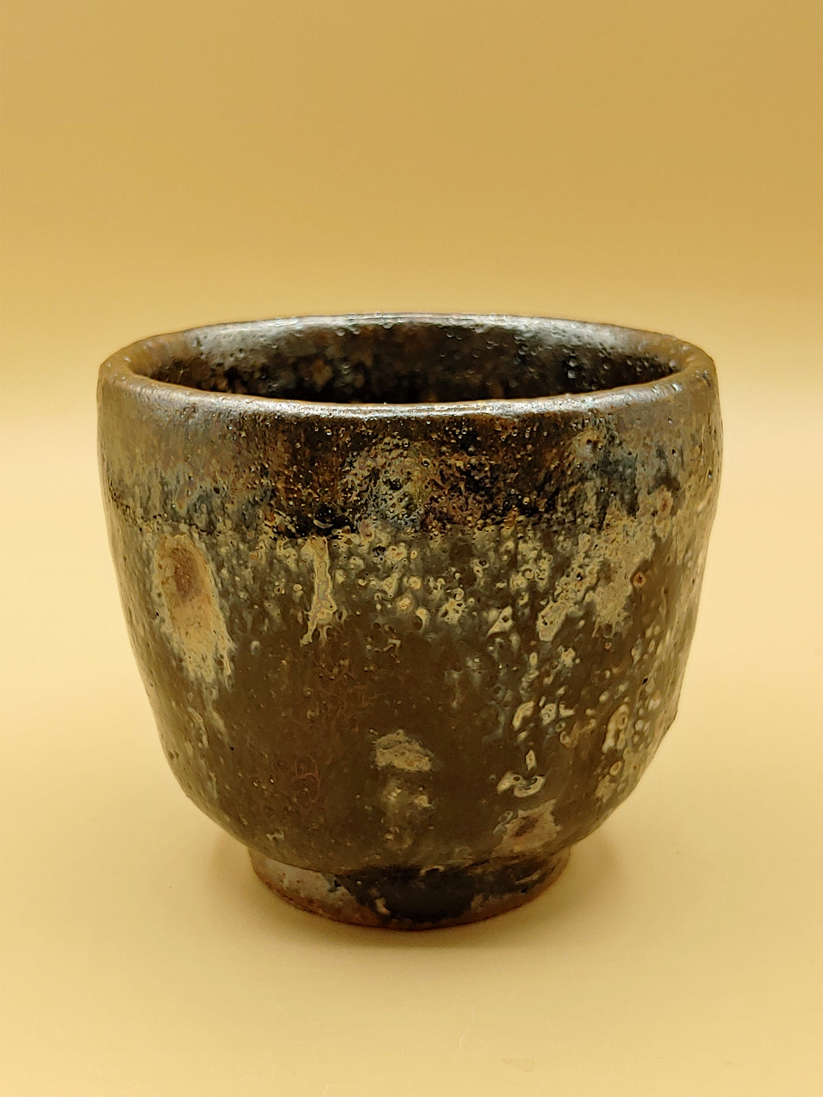 The Iron Star Cup — Shino Wood-Fired Teacup