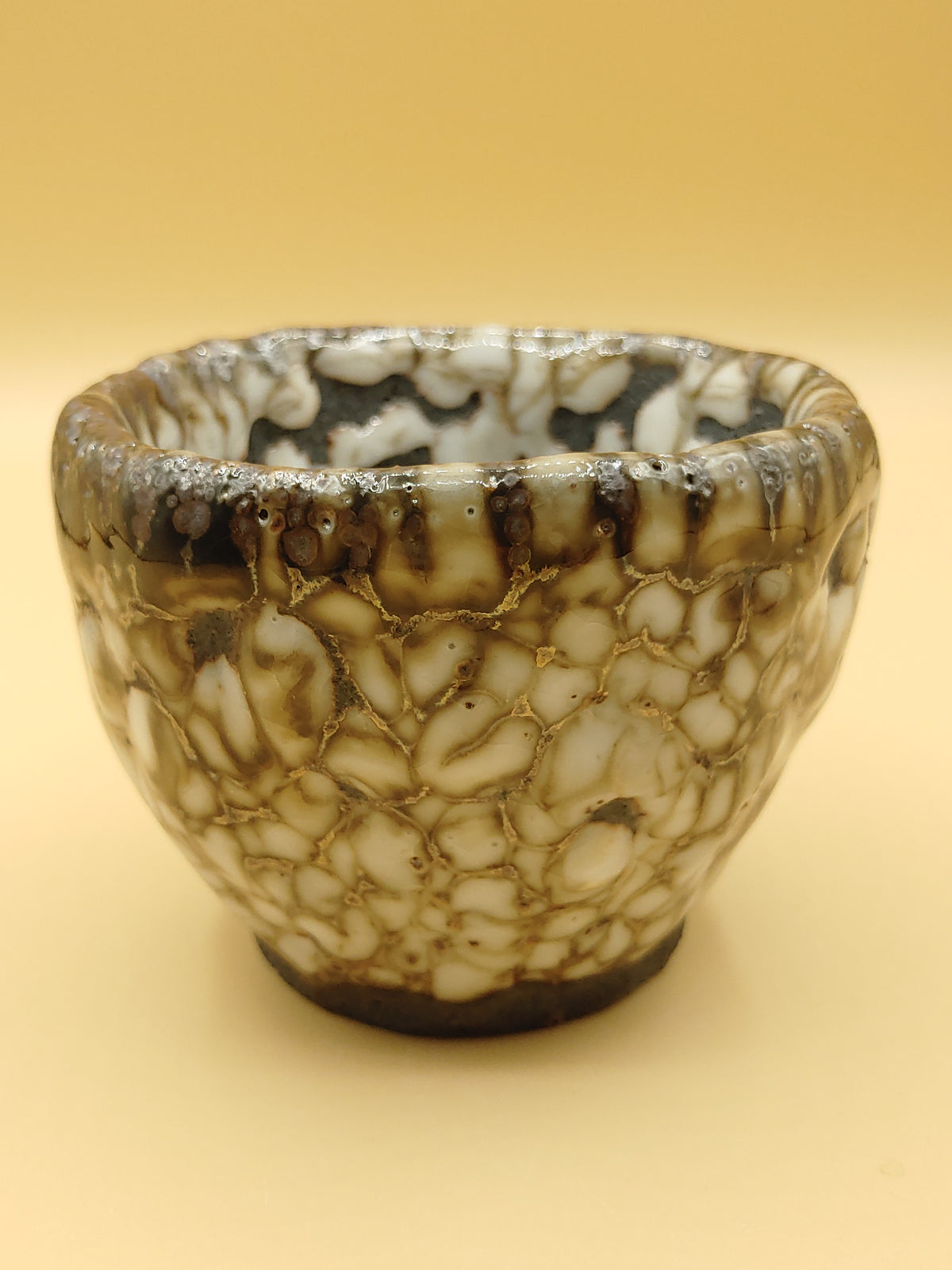 The Wild Fire Cup — Shino Wood-Fired Teacup
