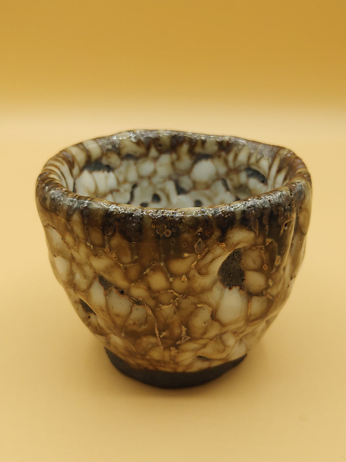The Wild Fire Cup — Shino Wood-Fired Teacup — product view 2