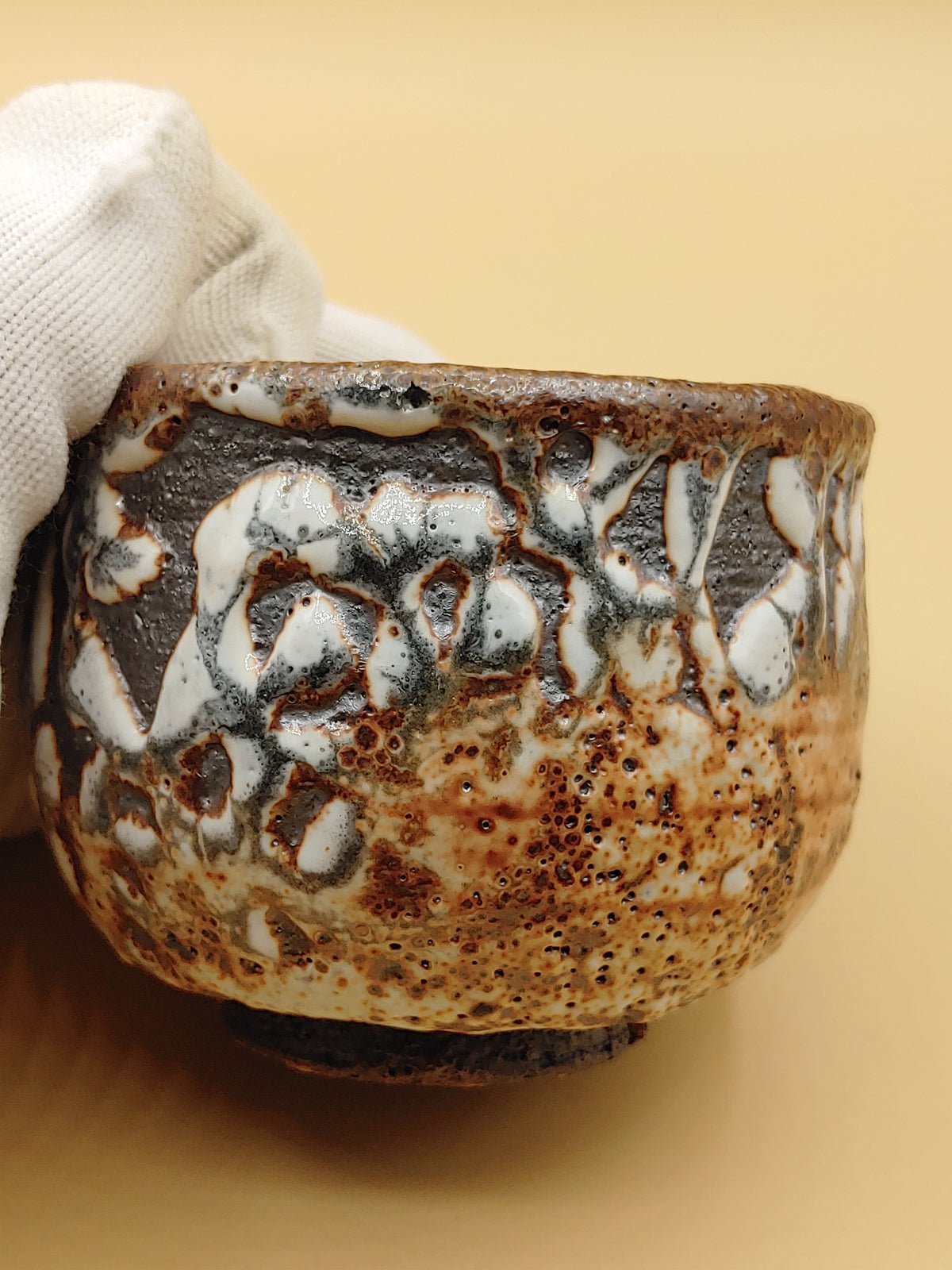The Cloud & Mountain Cup — Shino Wood-Fired Chawan — product view 3