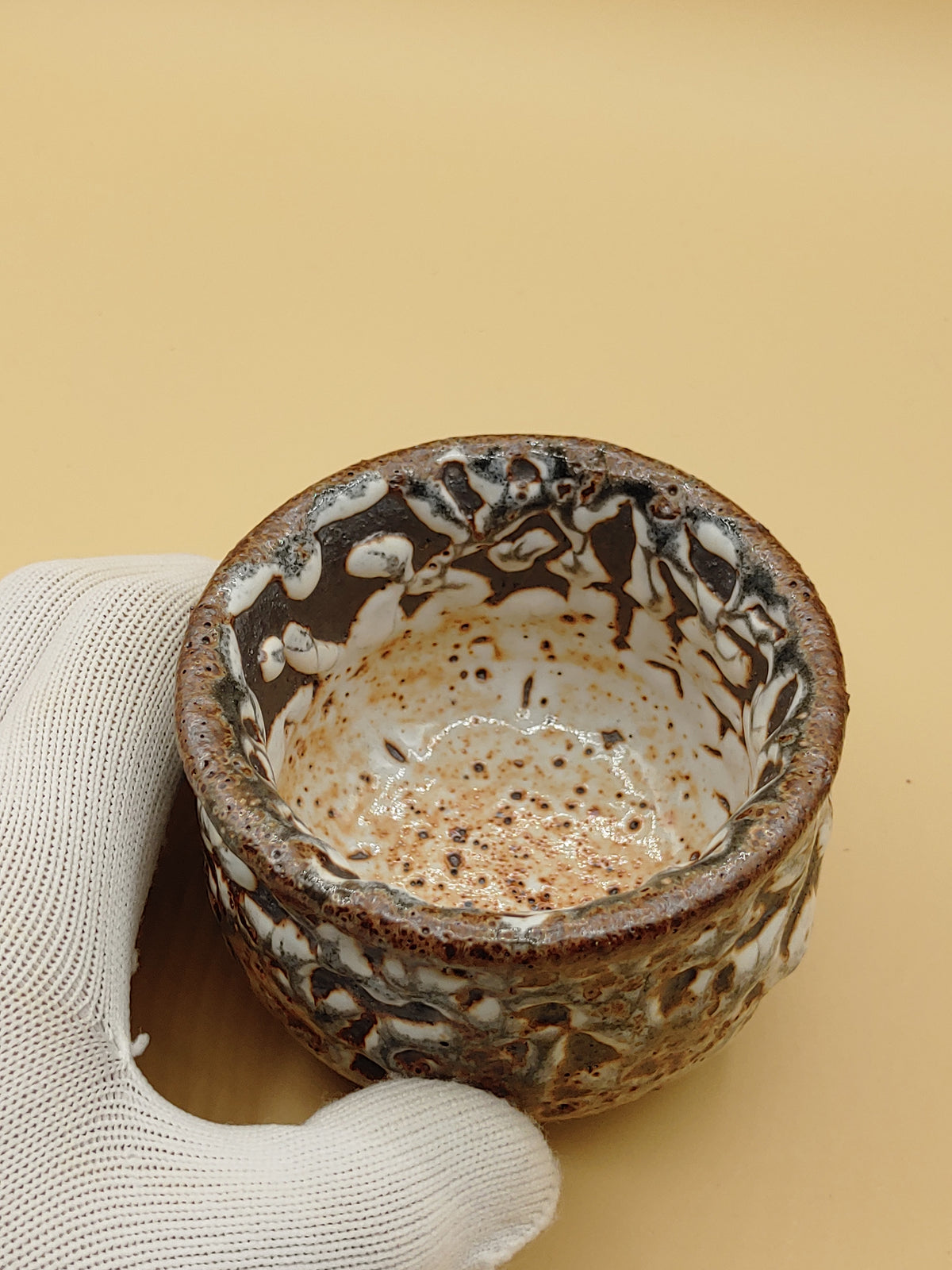 The Cloud & Mountain Cup — Shino Wood-Fired Chawan — product view 5