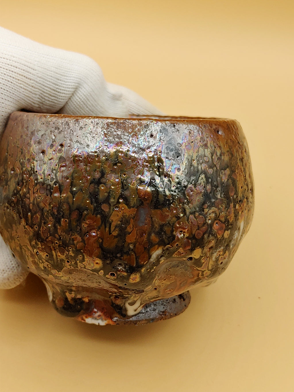 The Aurora Cup — Shino Wood-Fired Chawan — product view 3