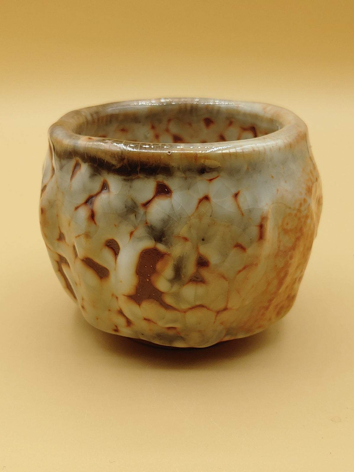 The Amber Cup — Shino Wood-Fired Chawan — product view 2