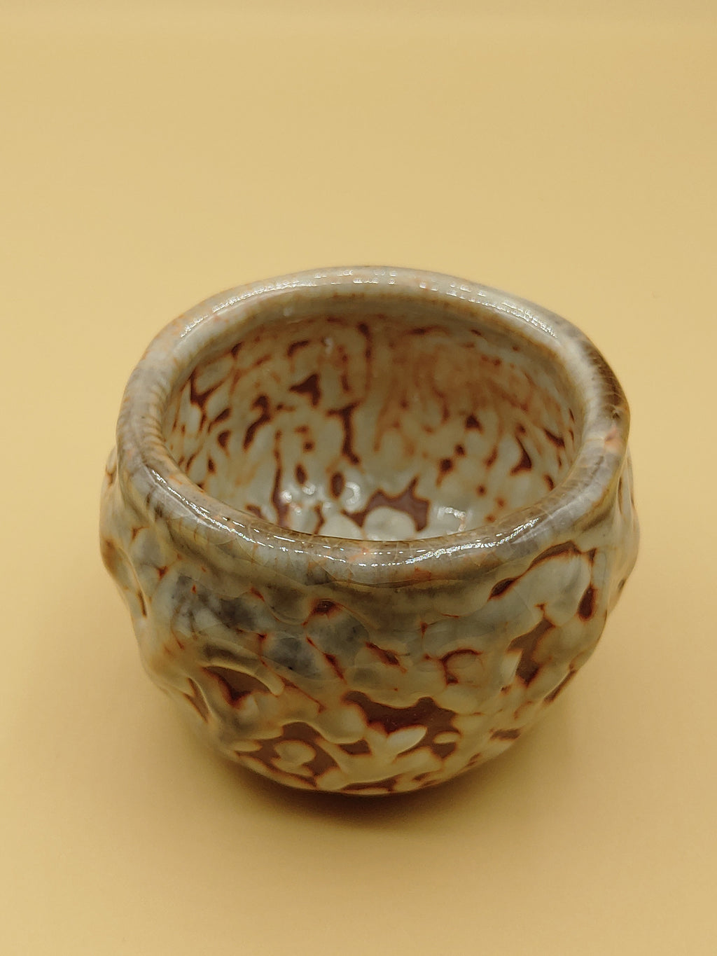 The Amber Cup — Shino Wood-Fired Chawan — product view 6