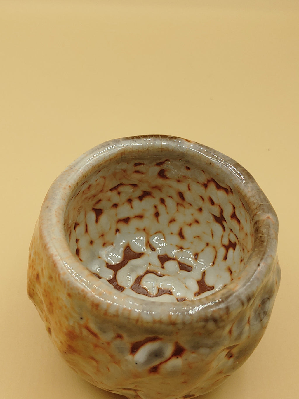 The Amber Cup — Shino Wood-Fired Chawan — product view 7