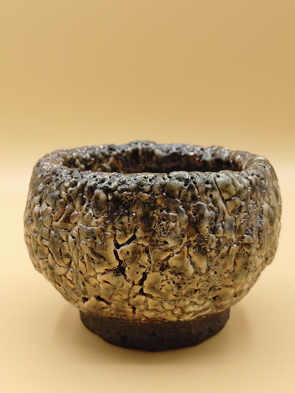 The Lava Bowl — Shino Wood-Fired Chawan