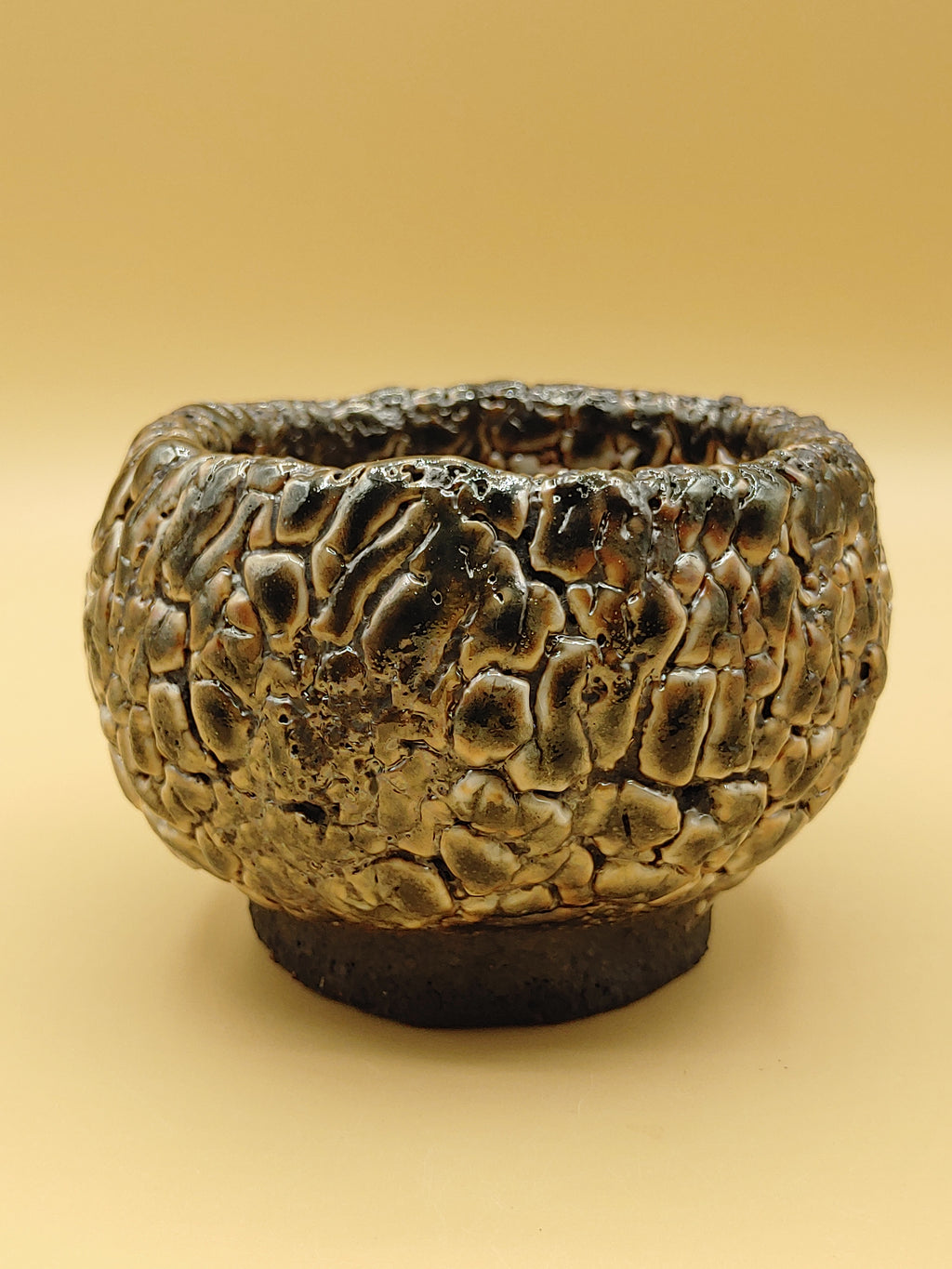 The Lava Bowl — Shino Wood-Fired Chawan — product view 2