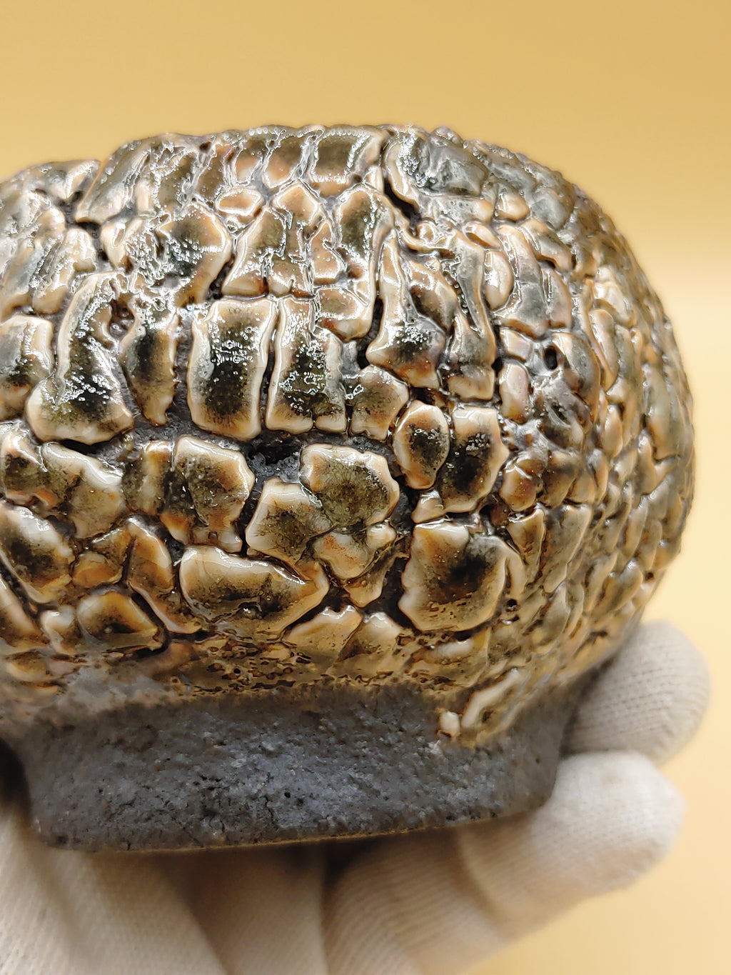 The Lava Bowl — Shino Wood-Fired Chawan — product view 5
