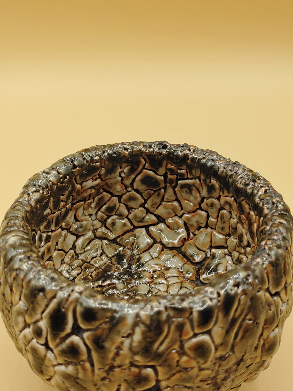 The Lava Bowl — Shino Wood-Fired Chawan — product view 6