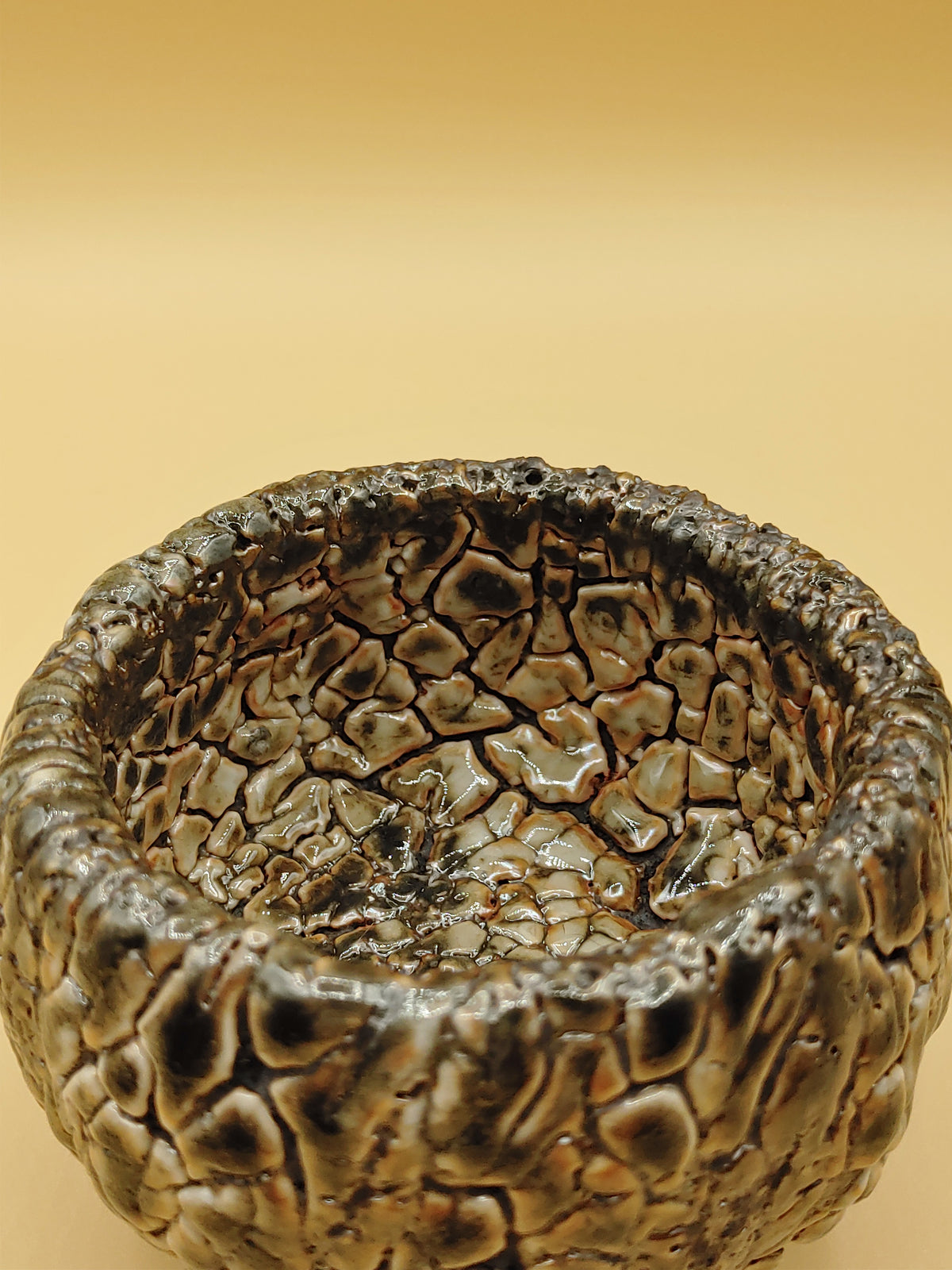 The Lava Bowl — Shino Wood-Fired Chawan — product view 6