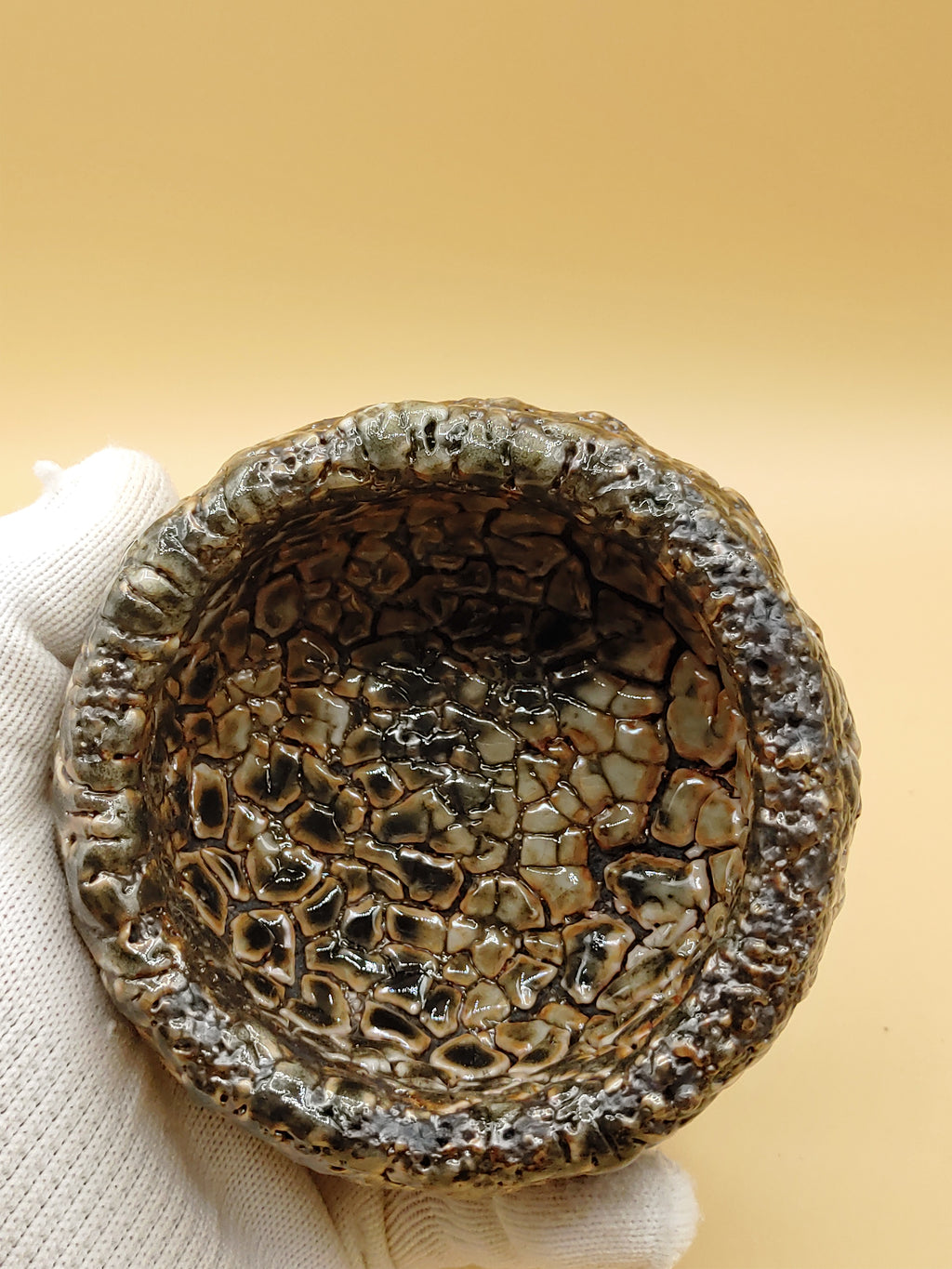 The Lava Bowl — Shino Wood-Fired Chawan — product view 8
