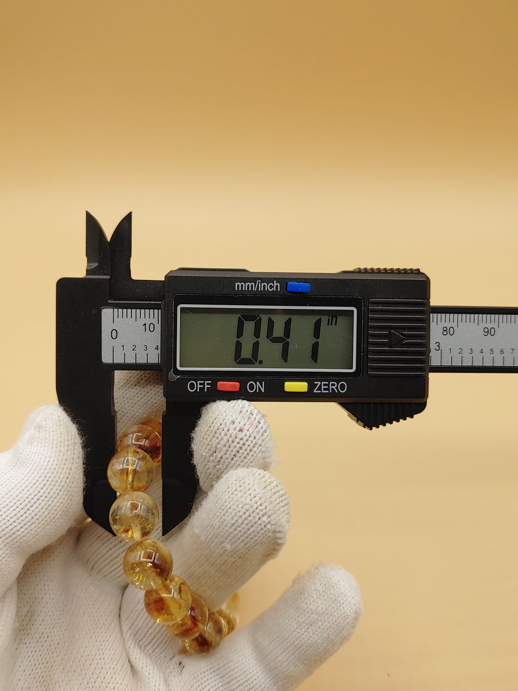 Golden Thread Super Seven Crystal Bracelet with Violet Focal Bead (#B005) — product view 4