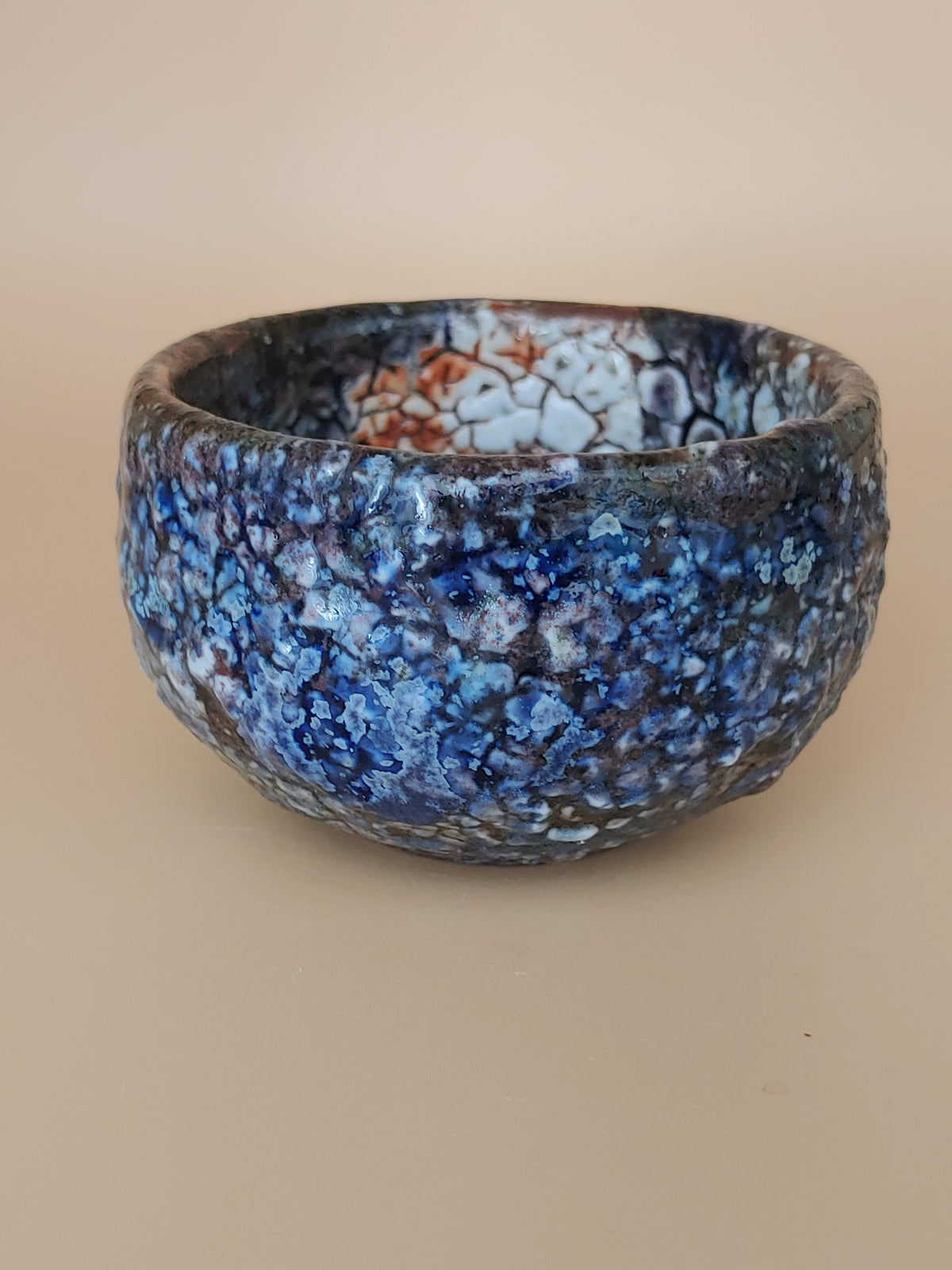 The Universe in a Bowl — Shino Wood-Fired Chawan — product view 2