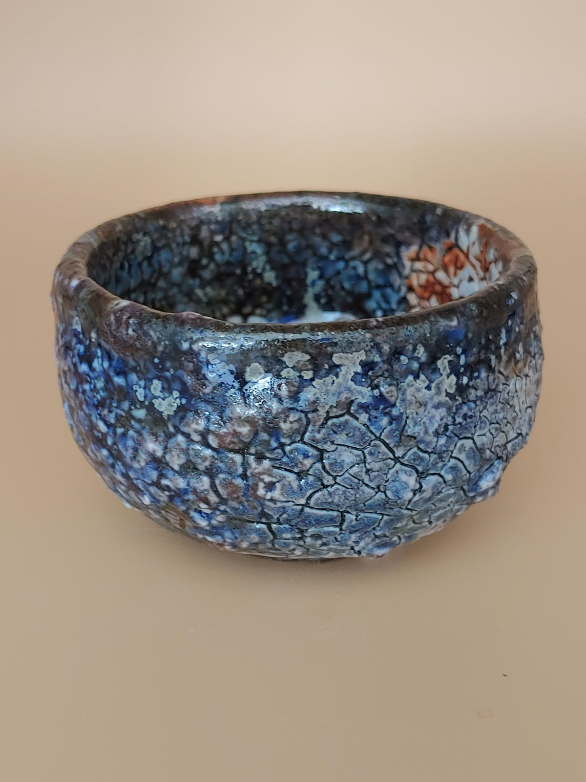 The Universe in a Bowl — Shino Wood-Fired Chawan — product view 3