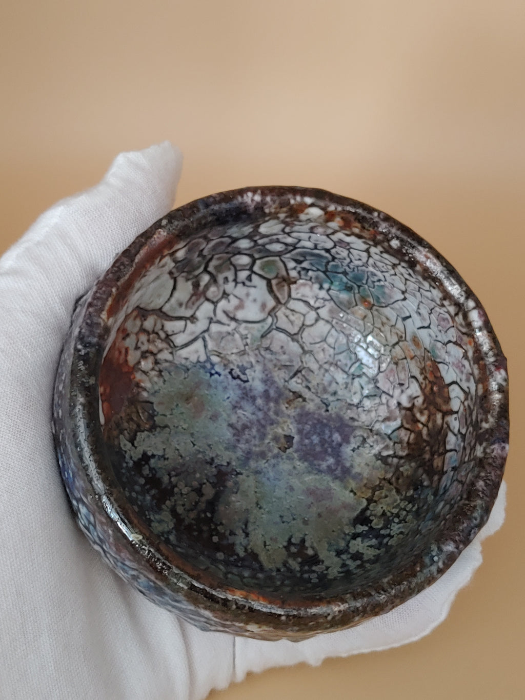 The Universe in a Bowl — Shino Wood-Fired Chawan — product view 7