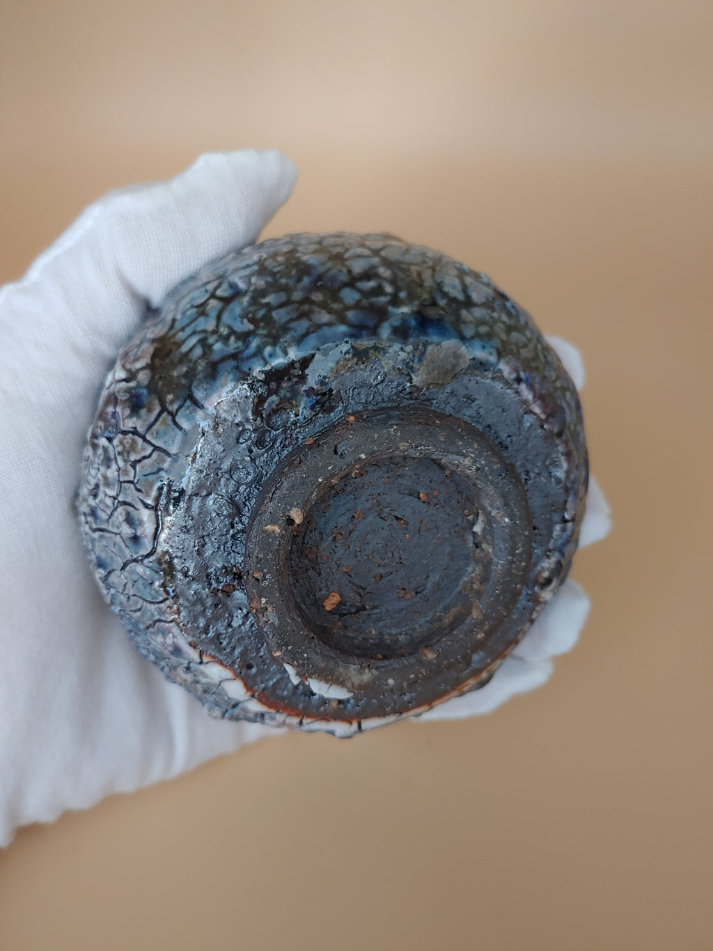 The Universe in a Bowl — Shino Wood-Fired Chawan — product view 8
