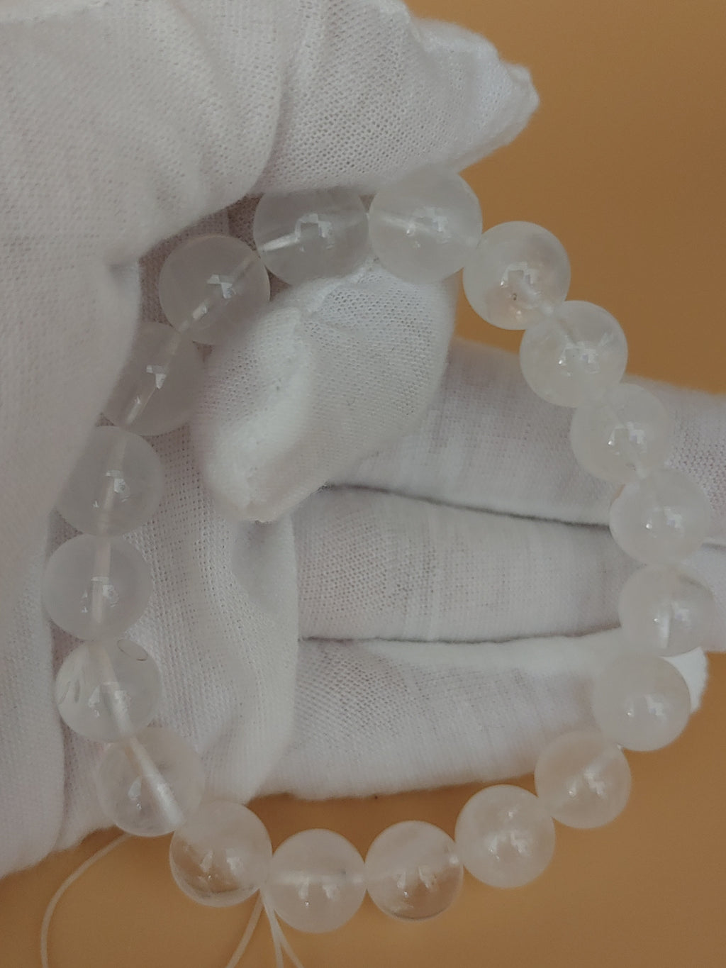 White Phantom 11.3 mm Quartz Bracelet (#B904) - hand-held view