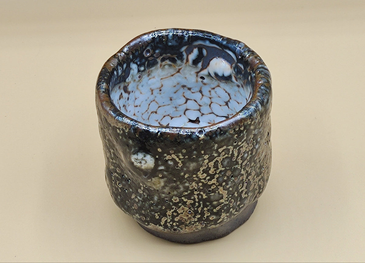The Iron Shore — Shino Wood-Fired Teacup — product view 2