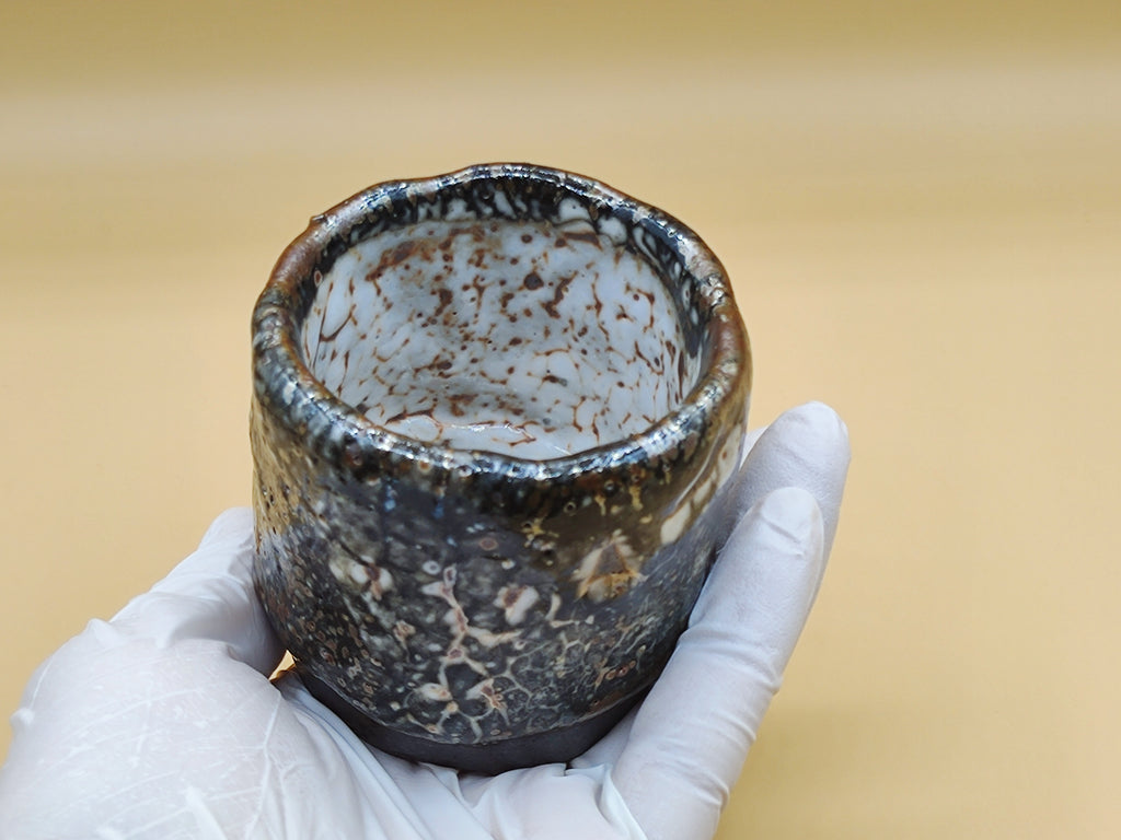 The Iron Shore — Shino Wood-Fired Teacup