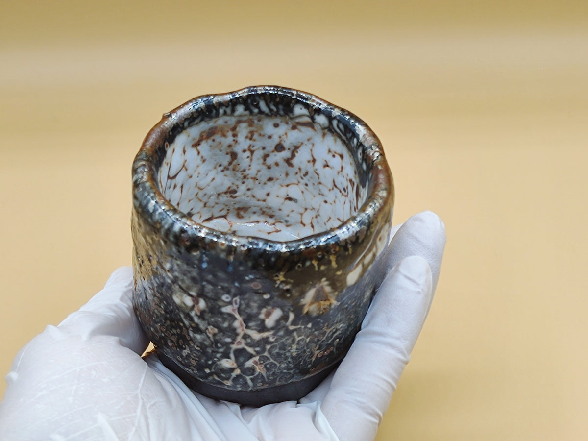 The Iron Shore — Shino Wood-Fired Teacup