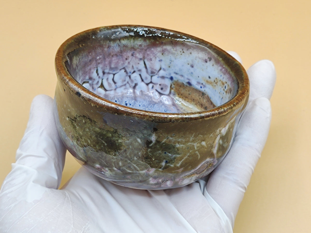 Aurora in Clay — Shino Wood-Fired Chawan — product view 3