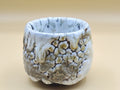 White Avalanche — Shino Crawled Glaze Teacup