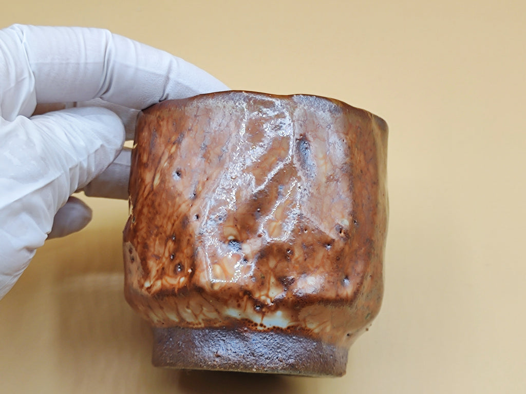 Fire, Clay, and the Mark of the Maker — Shino Wood-Fired Teacup — product view 2