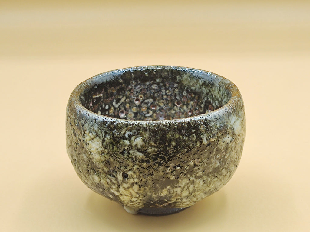 Stone from the Deep — Shino Wood-Fired Teacup