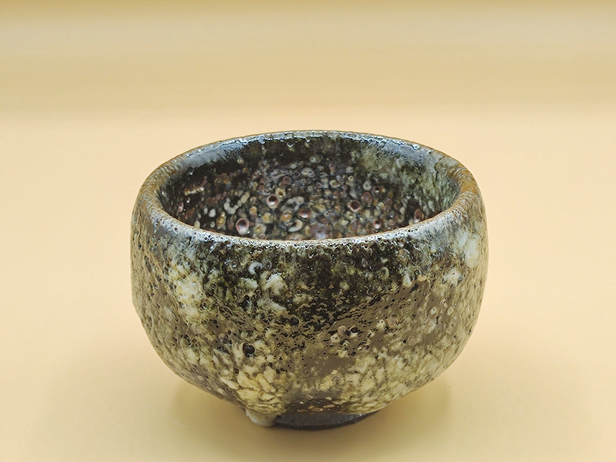 Stone from the Deep — Shino Wood-Fired Teacup