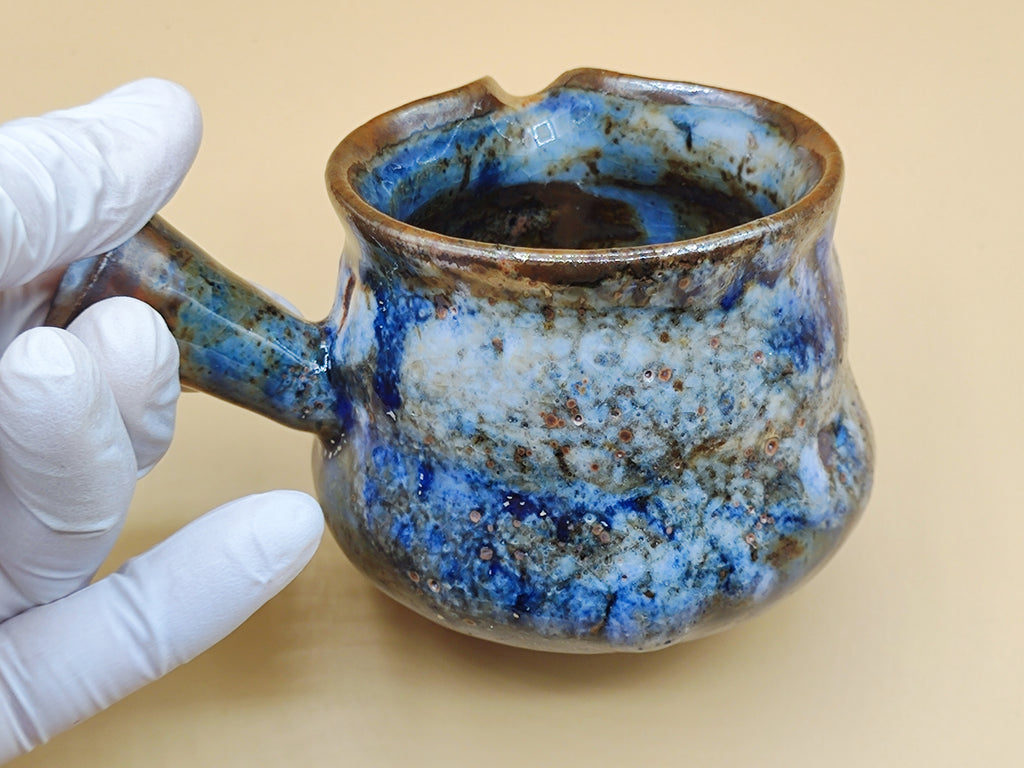 The Galaxy Pour — Shino Wood-Fired Tea Pitcher — product view 3