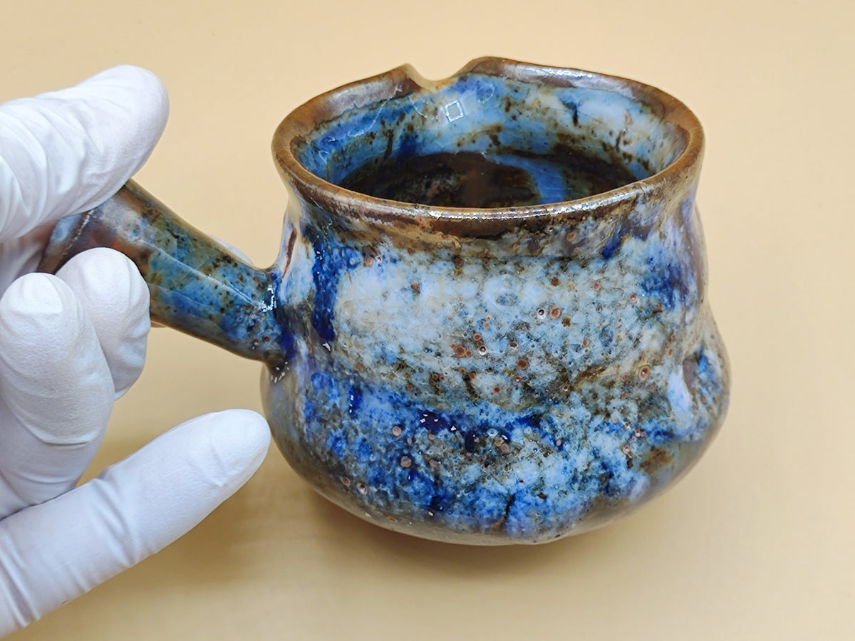 The Galaxy Pour — Shino Wood-Fired Tea Pitcher — product view 3