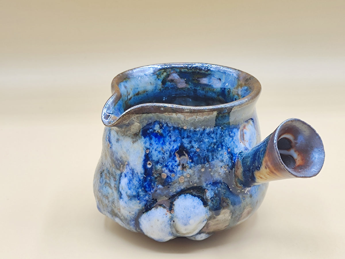 The Galaxy Pour — Shino Wood-Fired Tea Pitcher — product view 4