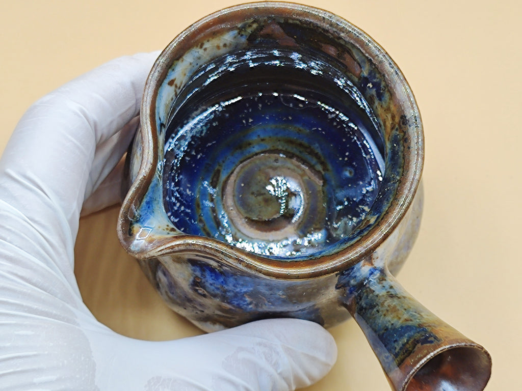 The Galaxy Pour — Shino Wood-Fired Tea Pitcher — product view 6