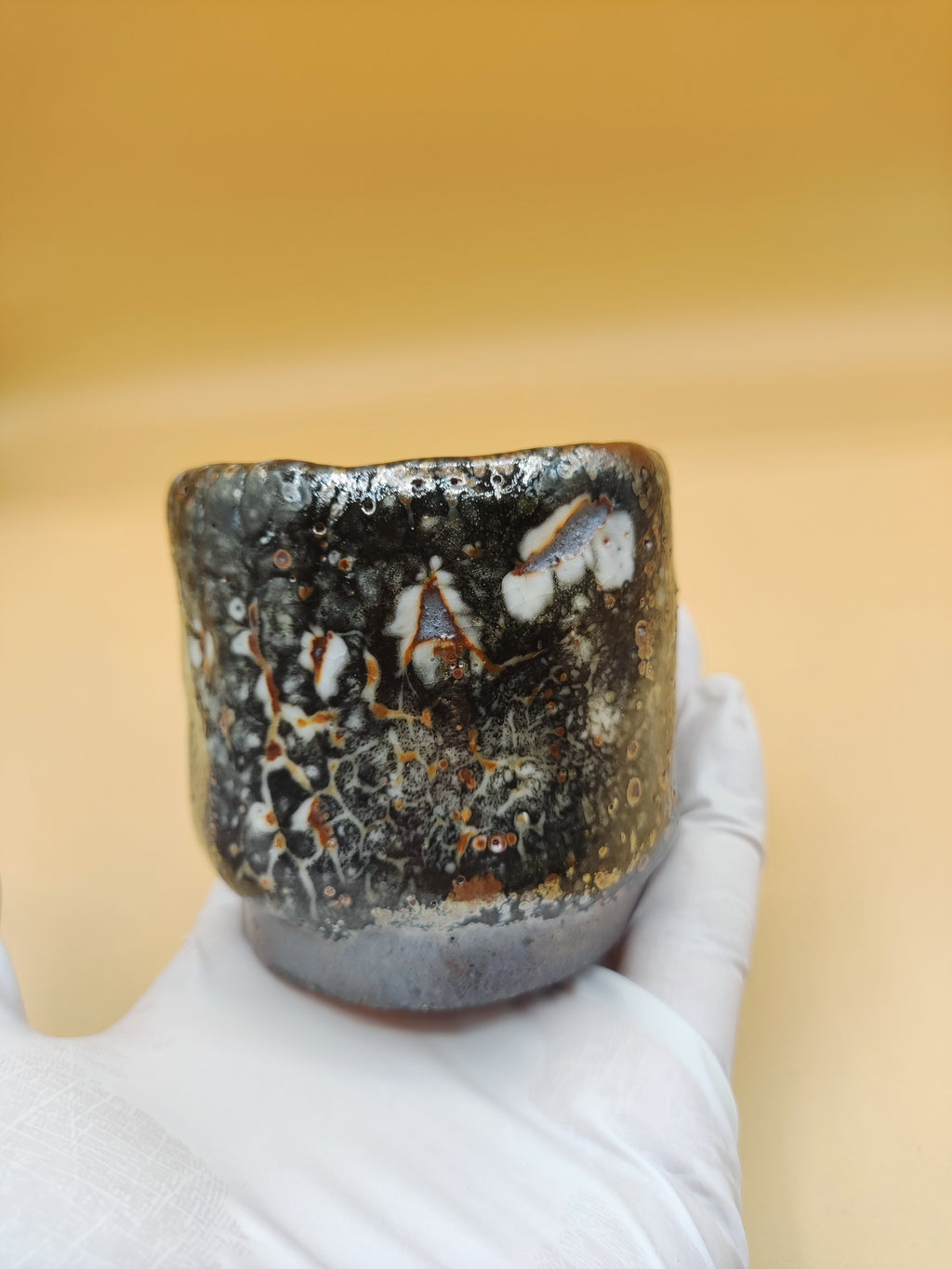 The Iron Shore — Shino Wood-Fired Teacup — product view 5